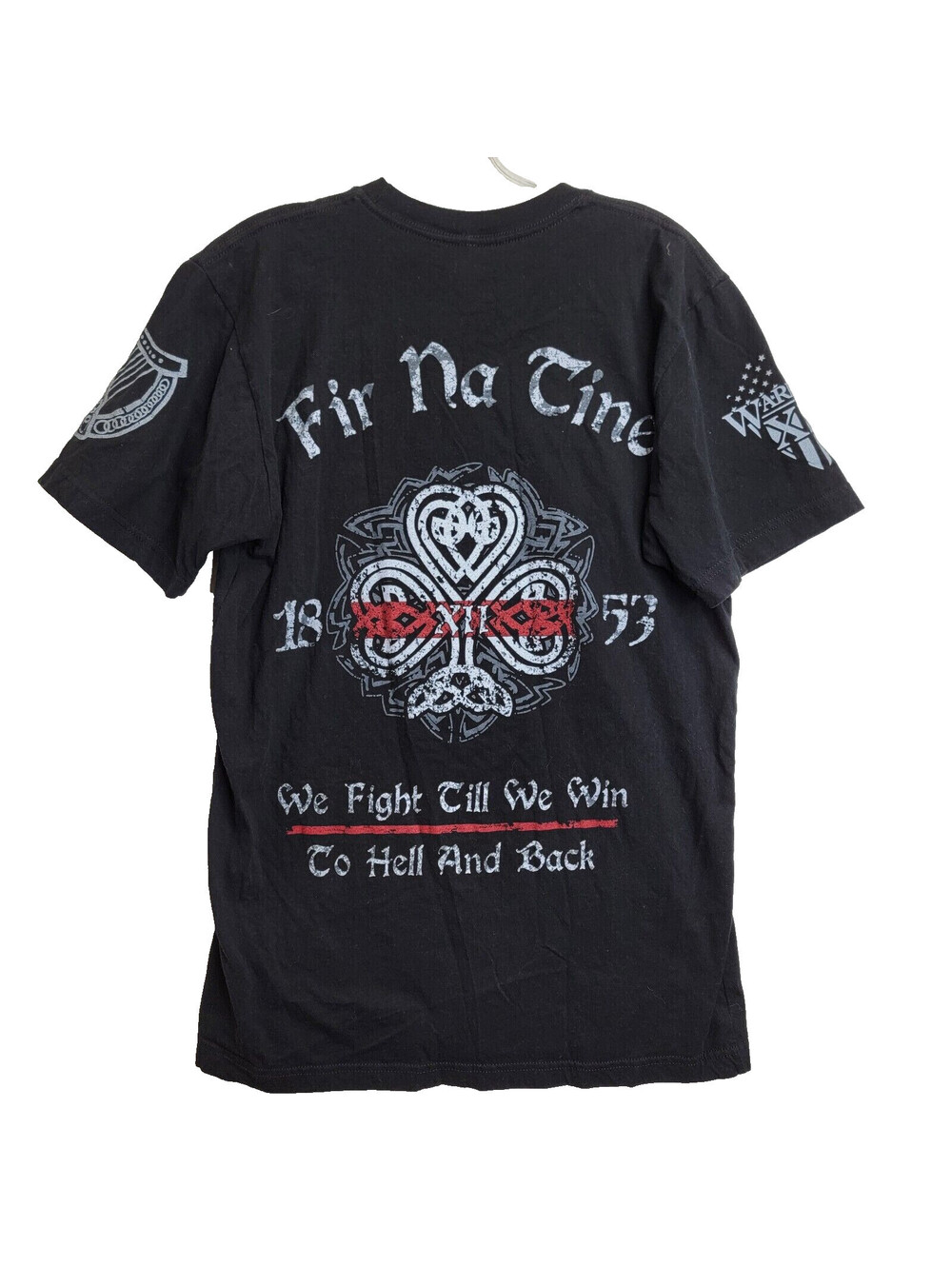 Fir Na Tine Irish American Firefighter T Shirt SZ M St Patricks Day